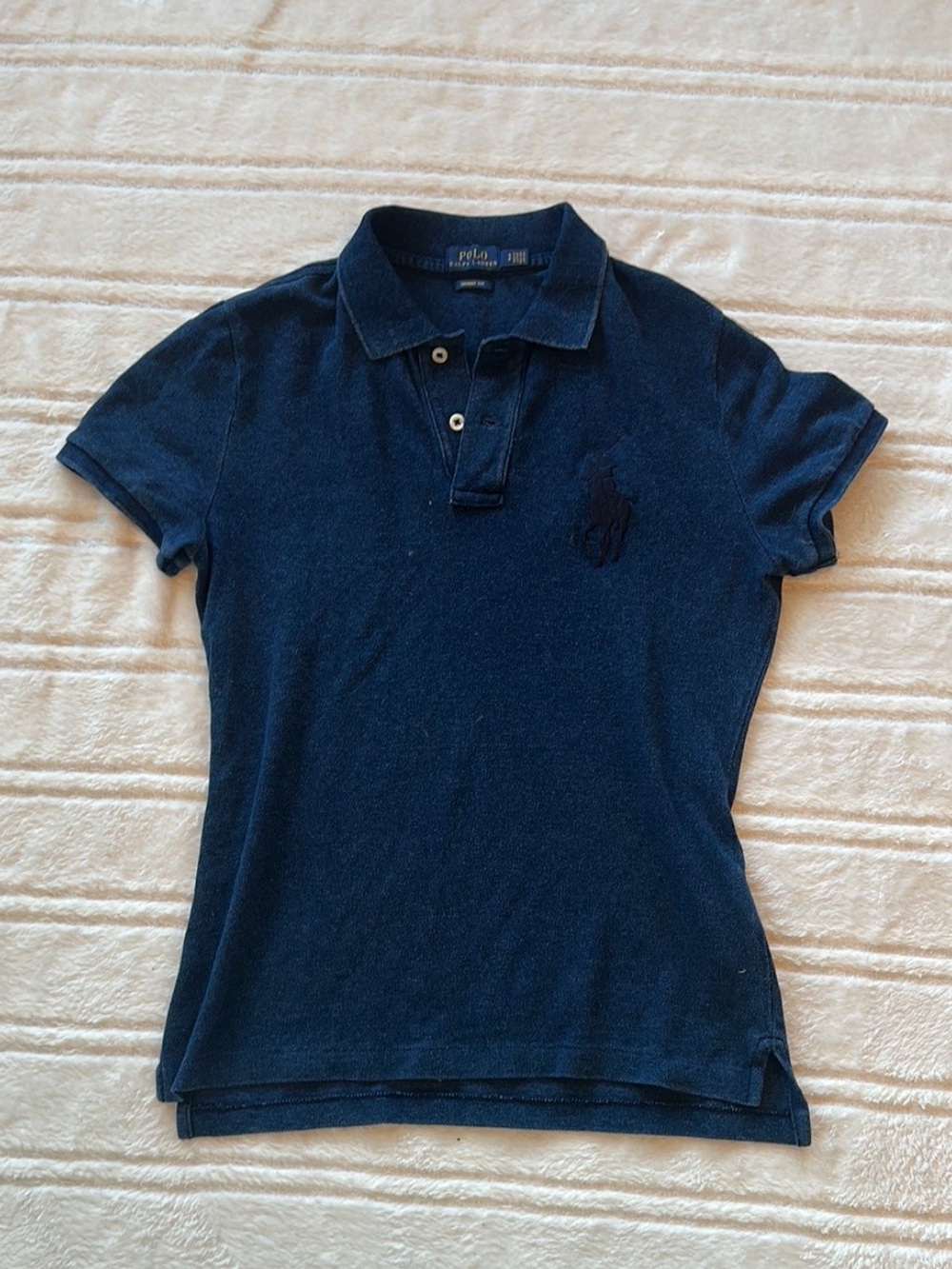 Ralph Lauren Dark Navy Slim Polo